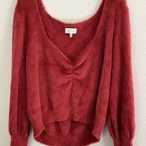 2 for 1 ASOS Off-The-Shoulder Fuzzy Crop Tops in Size 2X!